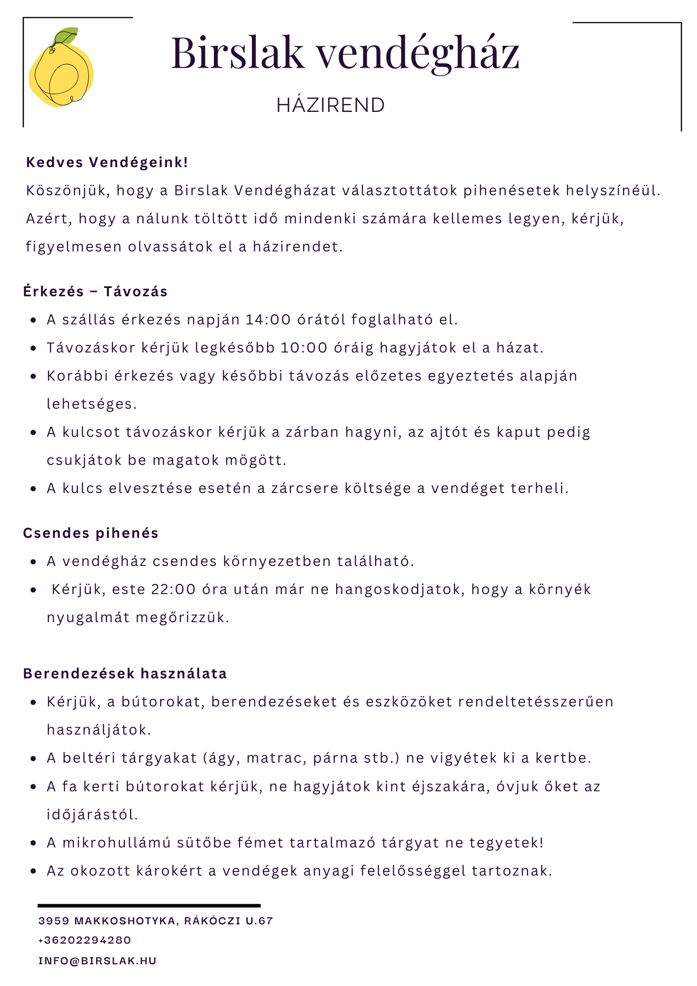 házirend1 Birslak hazirend_1